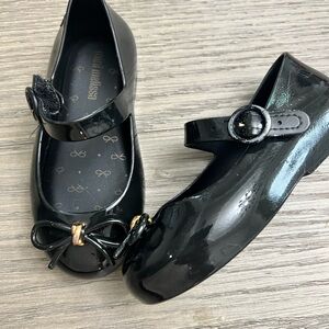 MiniMelissa Black Sweet Love Shoes - 8